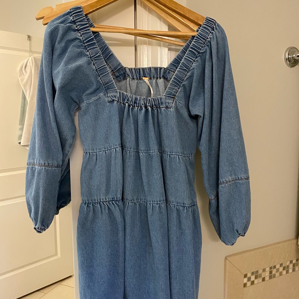 Free people denim dress